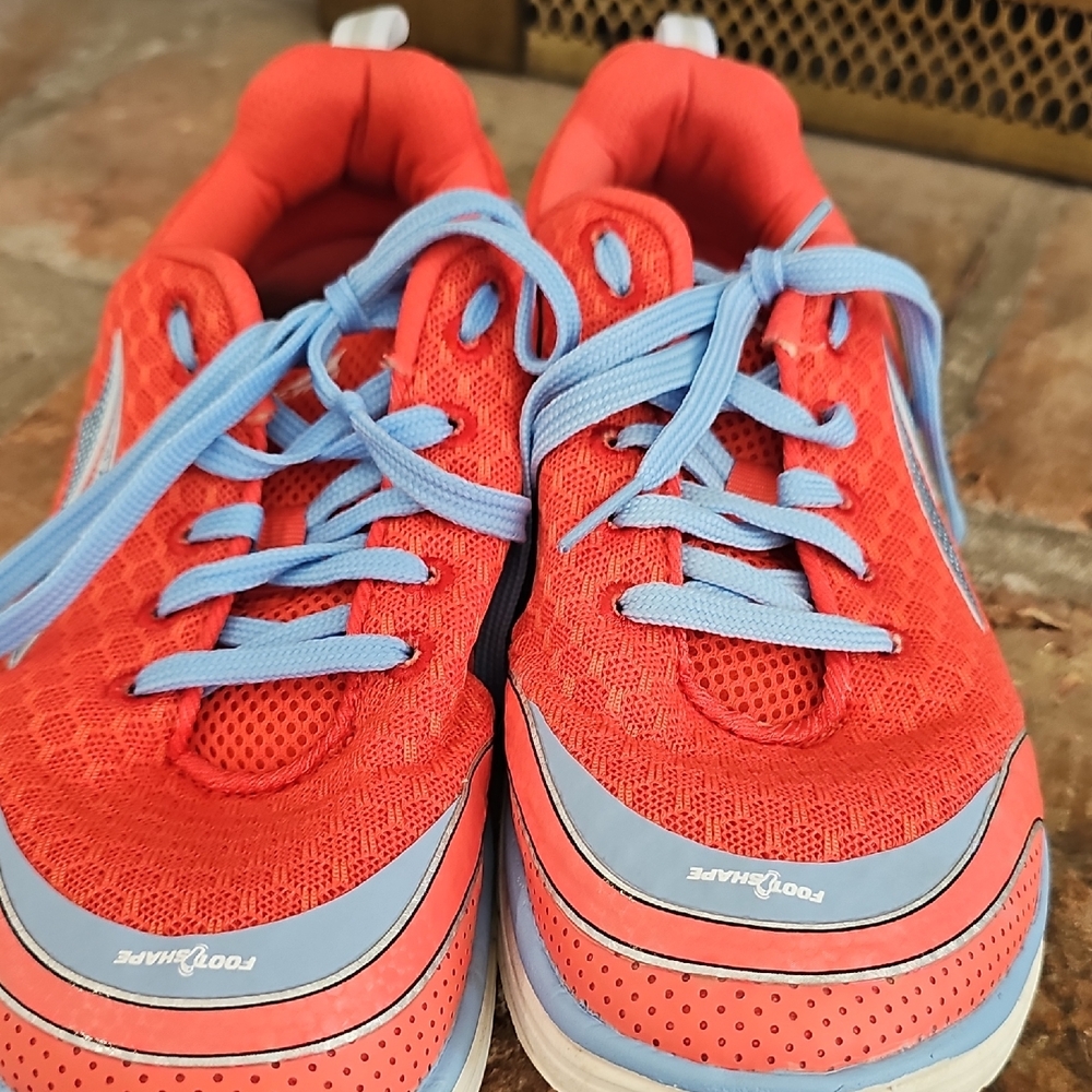 Altra Red and Blue Athletic Shoes - Picture 6 of 8